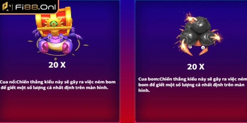 Vũ khí tối tân trong Bắn Cá Cua Vàng