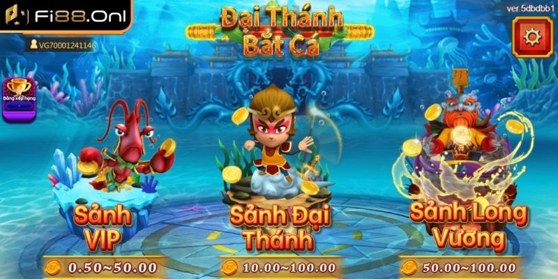 Luật chơi game Đại Thánh Bắt Cá từ Fi88
