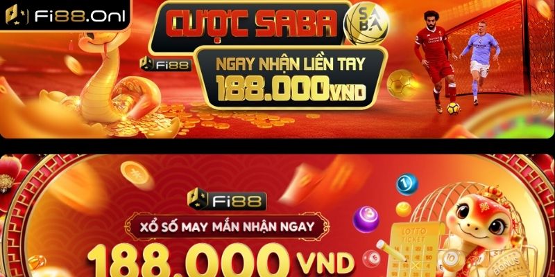 Cược SABA nhận liền tay 188.000 VND
